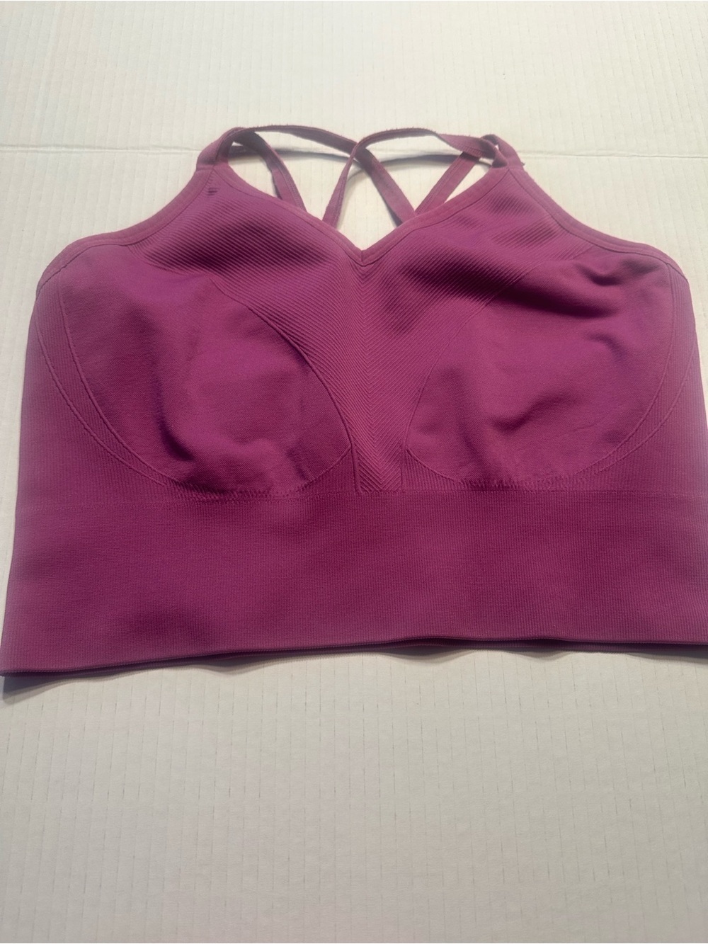 Soma Magenta Seamless Strappy Sports Bra